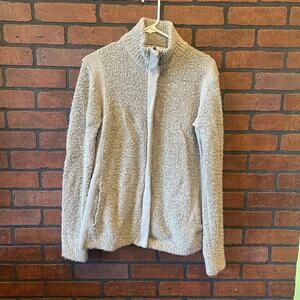 Royal Robbins Women's Bella Boucle Zip Cardigan - Large Alpaca Merino Wool Blend